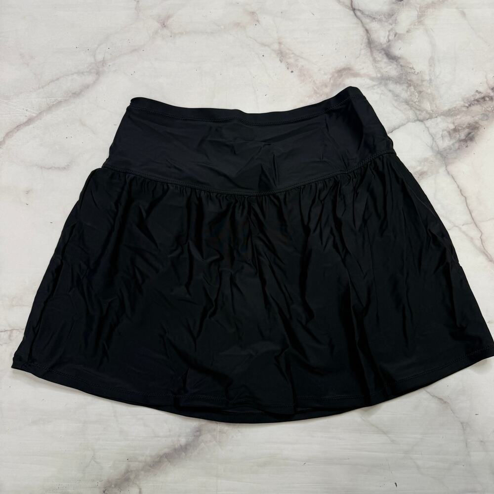 Raisins Curve Bravo Swim Skirt Size 14W Black Slimming New High Waist